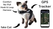 Wireless Surveillance Tracker w/ Consistent Pet Tracking App for Phone Size:M